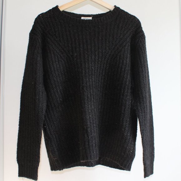 Oversized Knit Black Ardene Sweater - Picture 1 of 4